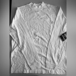 🤍🩶🏌️‍♂️SPALDING White Cotton Knit Athletic Tee NWT